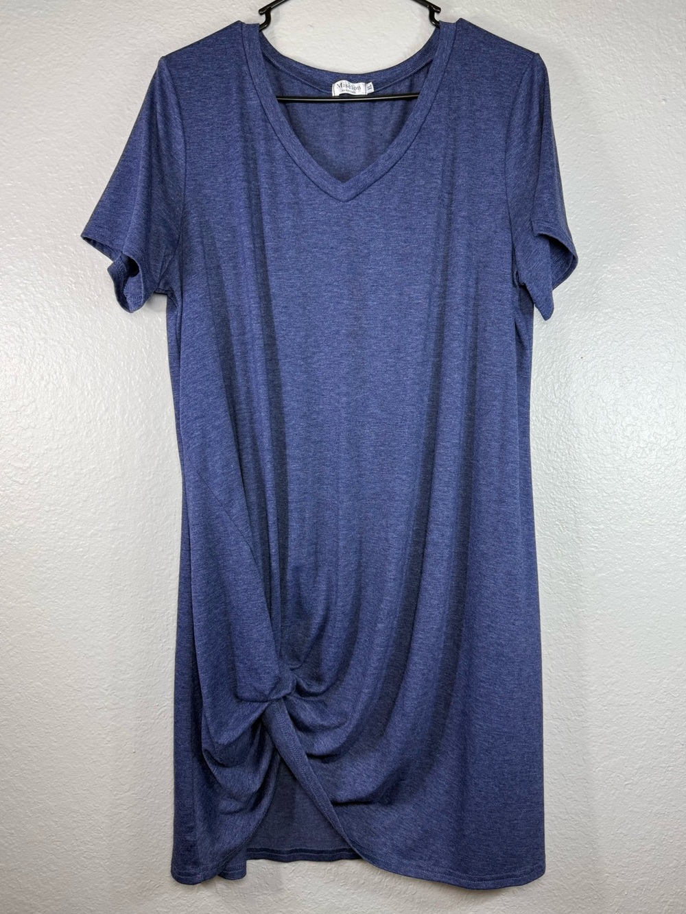 Women’s Blue Shirt Dress Size XL By Miselon